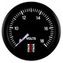 AutoMeter ST3316 - Stack 52mm 8-18V Pro Stepper Motor Battery Voltage Gauge - Black