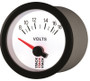 AutoMeter ST3266 - Stack 52mm 8-18V Electric Battery Voltage Gauge - White