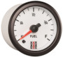 AutoMeter ST3365 - Stack 52mm 0-280 Ohm Programmable Pro Stepper Motor Fuel Level Gauge - White