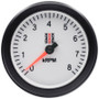 AutoMeter ST100-08W - Stack Sport 88mm 0-8K RPM Tachometer - White