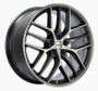 BBS CC0502GRPK - CC-R 20x10.5 5x120 ET35 Satin Graphite Diamond Cut Polished Rim Protector Wheel -82mm PFS Req