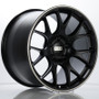 BBS CH111BPO-MTSP - CH-R 19x11 5x130 ET56 CB71.6 Satin Black Polished Rim Protector Wheel w/ Motorsport Etching