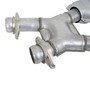 BBK 1672 - 94-95 Mustang 5.0 Short Mid X Pipe With Catalytic Converters 2-1/2 For  Long Tube Headers