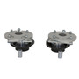 BBK 2551 - 05-14 Mustang Caster Camber Plate Kit - Silver Anodized Finish