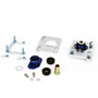 BBK 2527 - 94-04 Mustang Caster Camber Plate Kit - Silver Anodized Finish