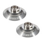 Bell Helmets 2100001 - Bell HANS Clip Set - Silver FIA8858-2010