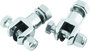 Bikers Choice 150860 - L72-98 BT & XL Chrome Footpeg Clevis With Hardware 1/2-20 Male Peg Pr