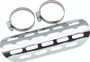 Bikers Choice 150861 - Chrome Perforated Heat Shield Fits 1 3/4 & 2 Inch Pipe Custom