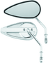 Bikers Choice 489828 - 65-Up Chrome Teardrop Mirror Universal Custom Pr
