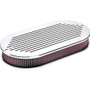 Billet Specialties 15520 - Dual Quad Air Cleaner Ball Milled