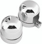 Bikers Choice 490840 - 52-64 K XL 58-64 FL & Custom Chrome Shock Top Covers Replaces H-D 54707-84T