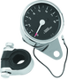 Bikers Choice 493316 - Big Twin & XL Mechanical Custom Mini Tachometer Black Face 8000 Rpm 2 1/2 Inch