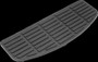 Bikers Choice 493969 - 80-Up Touring 86-17 FLST Replacement Driver Floorboard Pads Replaces H-D 50614-91A Pr