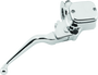 Bikers Choice 499762 - 96-Up Single Disc Chrome Handlebar Master Cylinder 9/16 Bore Replaces 45019-96