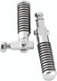 Bikers Choice 492867 - 72-99 Big Twin & XL Chrome Block Mount O Ring Footpeg Kit 1/2-20 Thread