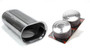 Blower Drive Service SC-9001 - Polished Aluminum Dual Carb Scoop w/Air Filters