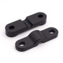 BLOX Racing BXAC-00321-BK - Racing 2-Pc Solid Shifter Bushing Kit Rear - Civic Integra - Black