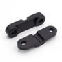 BLOX Racing BXAC-00321-BK - Racing 2-Pc Solid Shifter Bushing Kit Rear - Civic Integra - Black
