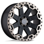 Black Rhino Wheels 1790WAR128170M25 - Warlord 17X9 Matte Black W/ Machined Dark Tint
