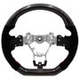 BLOX Racing BXSW-50010-R - Racing 15-21 Subaru Carbon/Alcantara Steering Wheel Red Stitching