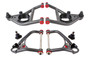 BMR AA029H - 67-69 1st Gen F-Body Upper And Lower A-Arm Kit - Black Hammertone
