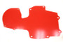 BMR FP002R - 70-81 2nd Gen F-Body A/C Delete Panel (Aluminum) - Red