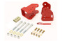 BMR CAB003R - 78-87 G-Body Bolt-On Control Arm Relocation Brackets - Red