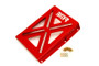 BMR DTB003R - 67-69 1st Gen F-Body Convertible Only Driveshaft Tunnel Brace - Red