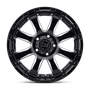 Black Rhino Wheels 2090SRA126135B87 - Sierra 20X9 Gloss Black W/ Milled Spokes