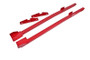 BMR SFC025R - 94-04 Mustang Hardtop Only Weld-On Boxed Premium Subframe Connectors - Red