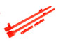 BMR SFC010R - 79-93 Fox Mustang Hardtop Only Weld-On Boxed Premium Subframe Connectors - Red