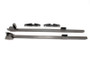 BMR SFC010H - 79-93 Fox Mustang Weld-On Boxed Subframe Connectors (Outside Frame Exhaust) - Black Hammertone