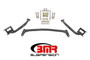 BMR TBR005H - 79-04 Fox Mustang Tubular Style Upper Torque Box Reinforcement Plates - Black Hammertone
