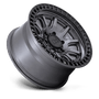 Black Rhino Wheels BR001AB17855000 - Calico 17X8.5 Matte Gunmetal With Matte Black Lip