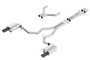 Borla 140629BC - 15-17 Ford Mustang GT 5.0L V8 S-Type Catback Exhaust