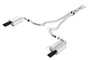 Borla 140591BC - Atak S Cat-Back 15-17 Ford Mustang GT 5.0L V8 MT/AT 2.5in pipe 4in tip (Black Chrome)