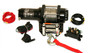Bulldog Winch 15006 - 2,500 LB ATV Winch 50 Ft Wire Rope W/Mini Rocker Switch Mounting Channel Roller Fairlead