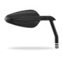Burly Brand B16-1502B - Radar Mirror Set - Black