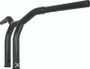 Burly Brand B12-6051B - Dominator Raked Bar 10in - Gloss Black