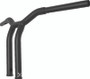 Burly Brand B12-6052SB - Dominator Raked Bar 12in - Matte Black