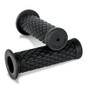 Burly Brand B16-1005 - Rubber Diamondback Grips 1in - Black