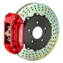 Brembo 1A1.6024A2 - 05-10 Jetta Front GT BBK 4 Piston Cast 2pc 328x28 2pc Rotor Drilled-Red