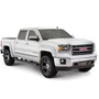 Bushwacker 40959-84 - Pocket/Rivet Style Color Matched Graphite Metallic 4-Piece Fender Flare Set for 2017-2018 Silverado 1500; Fits 69.3 In. Bed