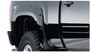 Bushwacker 40950-02 - 07-13 Chevy Silverado 1500 Fleetside Cutout Style Flares 4pc 69.3in Bed - Black