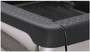 Bushwacker 59509 - 00-04 Dodge Dakota Fleetside Bed Rail Caps 63.0in Bed - Black