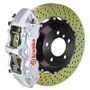 Brembo 1M1.8047A3 - 12-16 FR-S (ZN6) Front BBK 6 Piston Cast 2pc 355x32 2pc Drilled Rotor - Silver