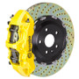 Brembo 1T1.9009A5 - 15-23 Mustang GT/V6/EcoBoost Front GT BBK 6 Piston Cast 380x34 2pc Rotor Drilled- Yellow