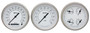 Classic Instruments CW03SLC - CLASSIC WHITE 3IN SPEEDO/QUAD/TACH-GM
