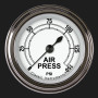 Classic Instruments CW118SLF - Classic White 2 1/8" Air Pressure Gauge
