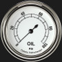 Classic Instruments CW381SLF - Classic White 2 5/8" Oil Pressure Gauge